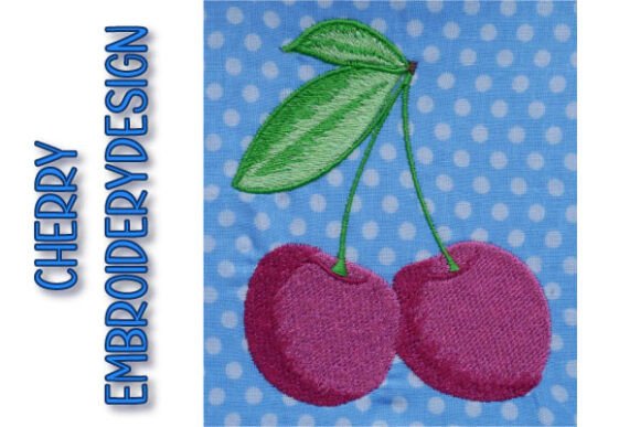 Cherry Embroidery Design: A Sweet Touch for Handmade Gifts