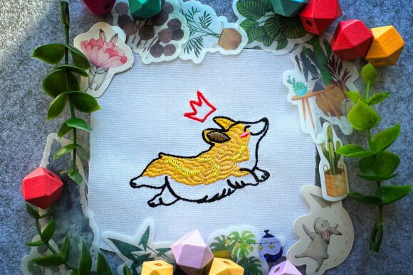 Funny Corgi Embroidery: A Designer’s Review