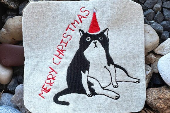Review: Christmas Fat Cat Machine Embroidery