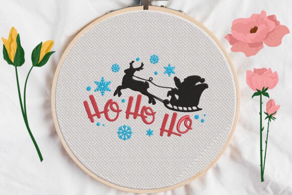 Review: Christmas Ho Ho Ho Embroidery Design