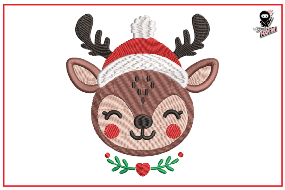 Review: Cute Christmas Baby Deer Embroidery for Apparel