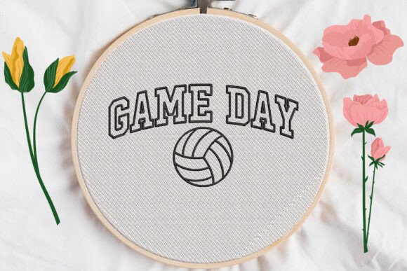 Review: Game Day Volleyball Applique Embroidery