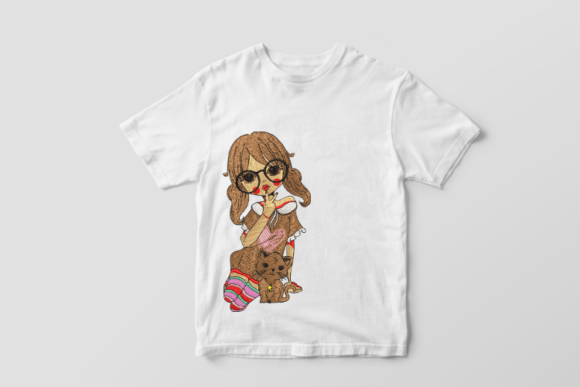 Review: Girl with Her Dog Embroidery Design