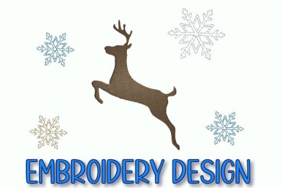 Review: Reindeer with Snowflakes Embroidery for Holiday Sales