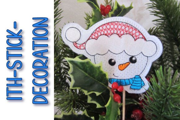 Review: Snowman Stick Decoration Embroidery ITH