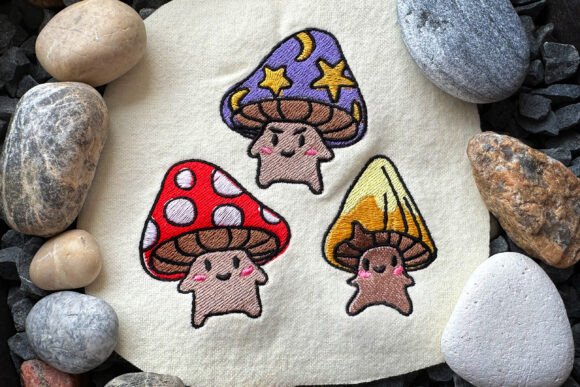 Review: Three Mushrooms Machine Embroidery Bundle