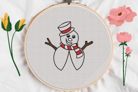 Reviewing Christmas Snowman Applique Embroidery