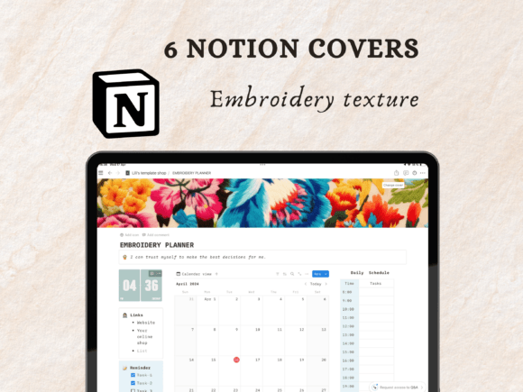 Reviewing Embroidery Texture Notion Covers for Apparel