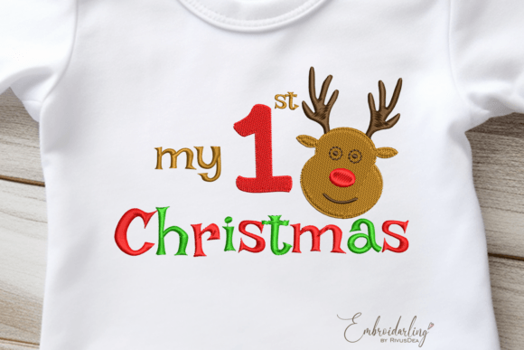 Reviewing My 1st Christmas Embroidery Monogram