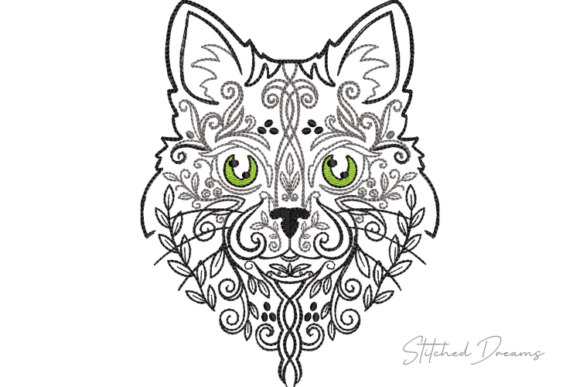 Reviewing the Animal Face Embroidery Motif Design