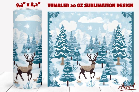 Reviewing the Christmas Embroidery Tumbler Winter Design