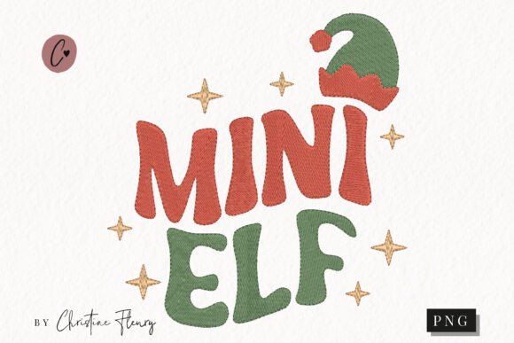 Reviewing the Faux Embroidery Mini Elf PNG for Holiday Sales