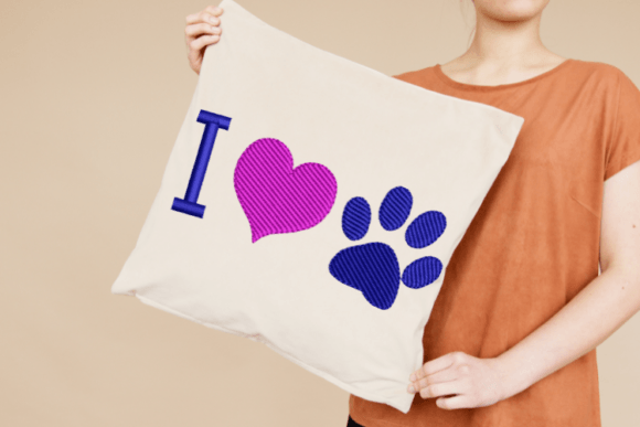 Reviewing the I Love Dogs Embroidery Design