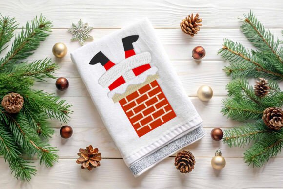 Santa Stuck in the Chimney: A Holiday Embroidery Review